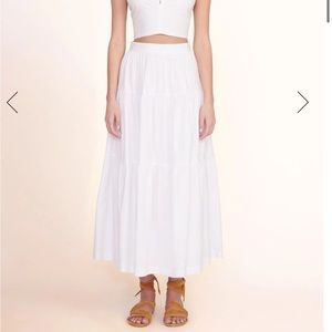 NWT STAUD Sea Skirt in White size 8